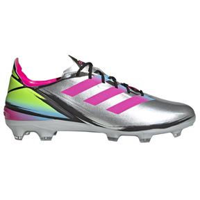 adidas GAMEMODE FG Soccer Shoes (Silver/Cyan/Pink)