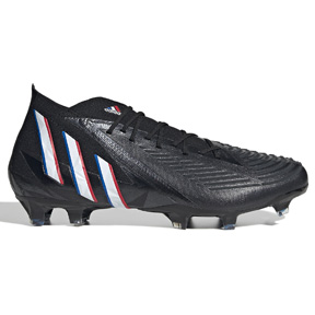 adidas  Predator Edge.1 FG Soccer Shoes (Black/White/Vivid Red)