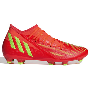 adidas Predator Edge.3 FG Soccer Shoes (Solar Red/Solar Green)
