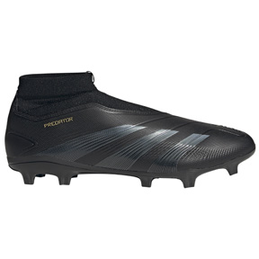 adidas  Predator 24 League Hi Laceless LL FG (Black/Gold Metallic)