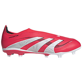 adidas  Predator  League Laceless FG Shoes (Lucid Red/White)