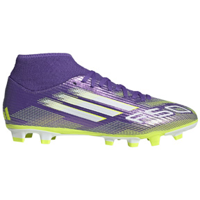 adidas  F50 Club Mid FG Soccer Shoes (Purple Rush/Lemon)
