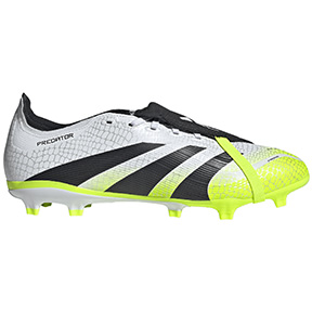 adidas  Predator  League FT FG Soccer Shoes (White/Black/Lemon)