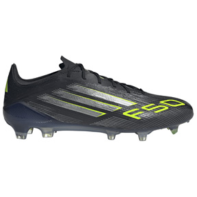 adidas  F50  Elite  FG Soccer Shoes (Black/Iron/Lemon)