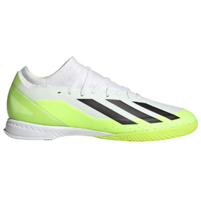 adidas  X CrazyFast.3 Indoor Soccer Shoes (White/Black/Lemon)