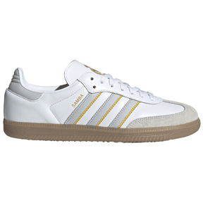 adidas  Real Madrid  Samba Indoor Soccer Shoes (White/Yellow)