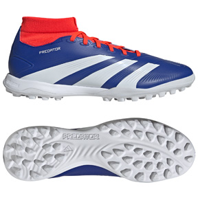 adidas  Predator 24 League Hi Turf Shoes (Lucid Blue/White/Red)