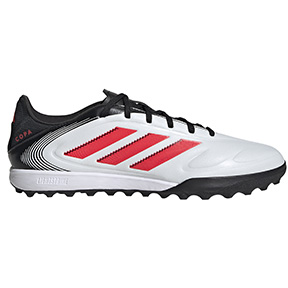 adidas  Copa Pure  3 League Turf Soccer Shoes (White/Red/Black)
