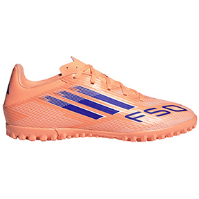 adidas  F50 Club Turf Soccer Shoes (Beam Orange/Lucid Blue)