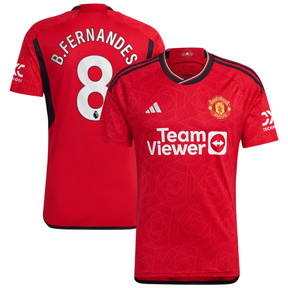 adidas Manchester United Fernandes #8 Jersey (Home 23/24)