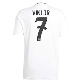 adidas Youth Real Madrid Vini Jr. #7 Jersey (Home 24/25)