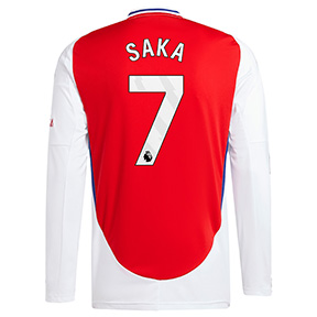 adidas Arsenal Saka #7 Long Sleeve Jersey (Home 24/25)
