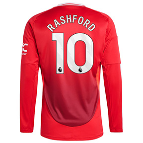 adidas Manchester United Rashford #10 LS Jersey (Home 24/25)
