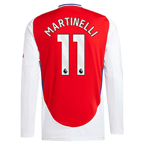 adidas Arsenal Martinelli #11 Long Sleeve Jersey (Home 24/25)