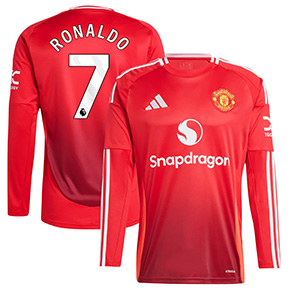 adidas Manchester United Ronaldo #7 LS Jersey (Home 24/25)