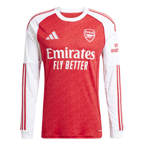 adidas  Arsenal  Long Sleeve Soccer Jersey (Home 25/26)