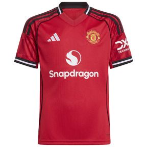 adidas Youth  Manchester United  Soccer Jersey (Home 25/26)