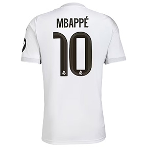 adidas  Real Madrid Mbappe #10  Soccer Jersey (Home 25/26)
