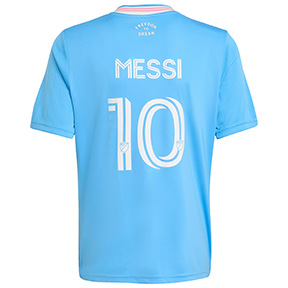 adidas Youth  Inter Miami Messi #10  Soccer Jersey (Alt 25/26)