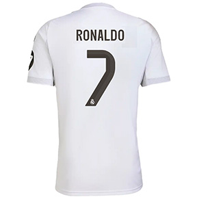 adidas Youth  Real Madrid Ronaldo #7  Soccer Jersey (Home 25/26)