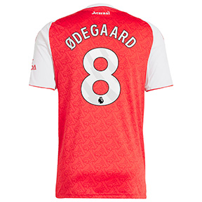 adidas Youth  Arsenal Odegaard #8 Soccer Jersey (Home 25/26)