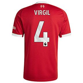 adidas Youth  Liverpool Virgil #4 Soccer Jersey (Home 25/26)