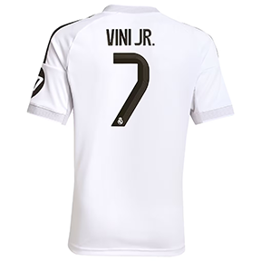 adidas Youth  Real Madrid Vini Jr. #7  Soccer Jersey (Home 25/26)