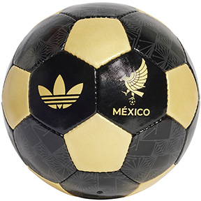 adidas  FMF Mexico Trefoil Soccer Ball (Black/Gold)