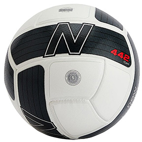 New Balance 442 Team Soccer Ball (White/Black)