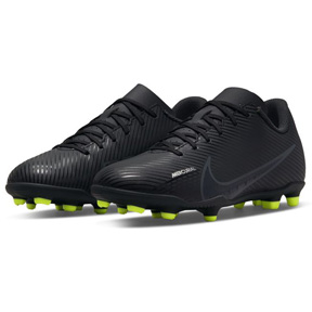 Nike Youth Mercurial Vapor 15 Club FG Shoes (Black/Grey/Volt)