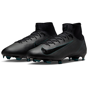 Nike    Zoom  Mercurial Superfly 10  Pro FG (Black/Deep Jungle)