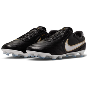 Nike  Tiempo Ligera Pro FG Soccer Shoes (Black/White/Gold)