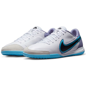 Nike Tiempo Legend 9 Academy Indoor Soccer Shoes (White/Blue)