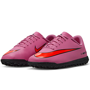 Nike Youth  Mercurial Vapor   16 Club Turf Shoes (Magic Flamingo)