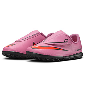 Nike Youth  Mercurial Vapor 16 Club Velcro Turf (Magic Flamingo)