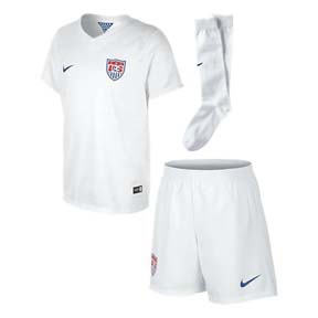 Nike Youth Young Boy USA Soccer Jersey Mini Kit (Home 14/16)