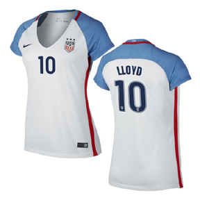 Nike Womens USA USWNT Lloyd #10 Soccer Jersey (Home 16/17)