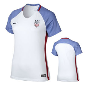 Nike Womens USA USWNT Player Cut Soccer Jersey (Home 16/17)