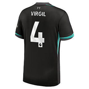 Nike Youth Liverpool Virgil #4 Soccer Jersey (Away 24/25)