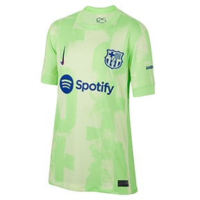 Nike Youth Barcelona Soccer Jersey (Alt 24/25)