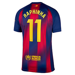 Nike  Barcelona Raphinha #11 Soccer Jersey (Home 25/26)