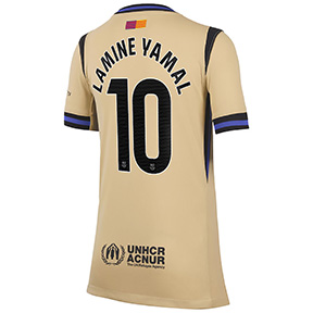 Nike Youth  Barcelona Lamine Yamal #10 Soccer Jersey (Away 25/26)
