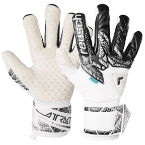 Reusch  Attrakt SpeedBump Goalie Gloves (Black/White)