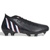 adidas  Predator Edge.1 FG Soccer Shoes (Black/White/Vivid Red)