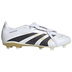 adidas  Predator  League FT FG Soccer Shoes (White/Black/Gold)