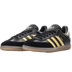 adidas Youth  Messi Samba Indoor Soccer Shoes (Black/Gold)