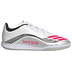 adidas Youth  Messi   F50 Club Indoor Shoes (White/Lucid Red)