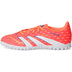 adidas Youth Predator Club Turf Soccer Shoes (Coral/White/Orange)