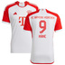 adidas Bayern Munich Kane #9 Soccer Jersey (Home 23/24)