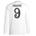 adidas Real Madrid Mbappe #9 Long Sleeve Jersey (Home 24/25)